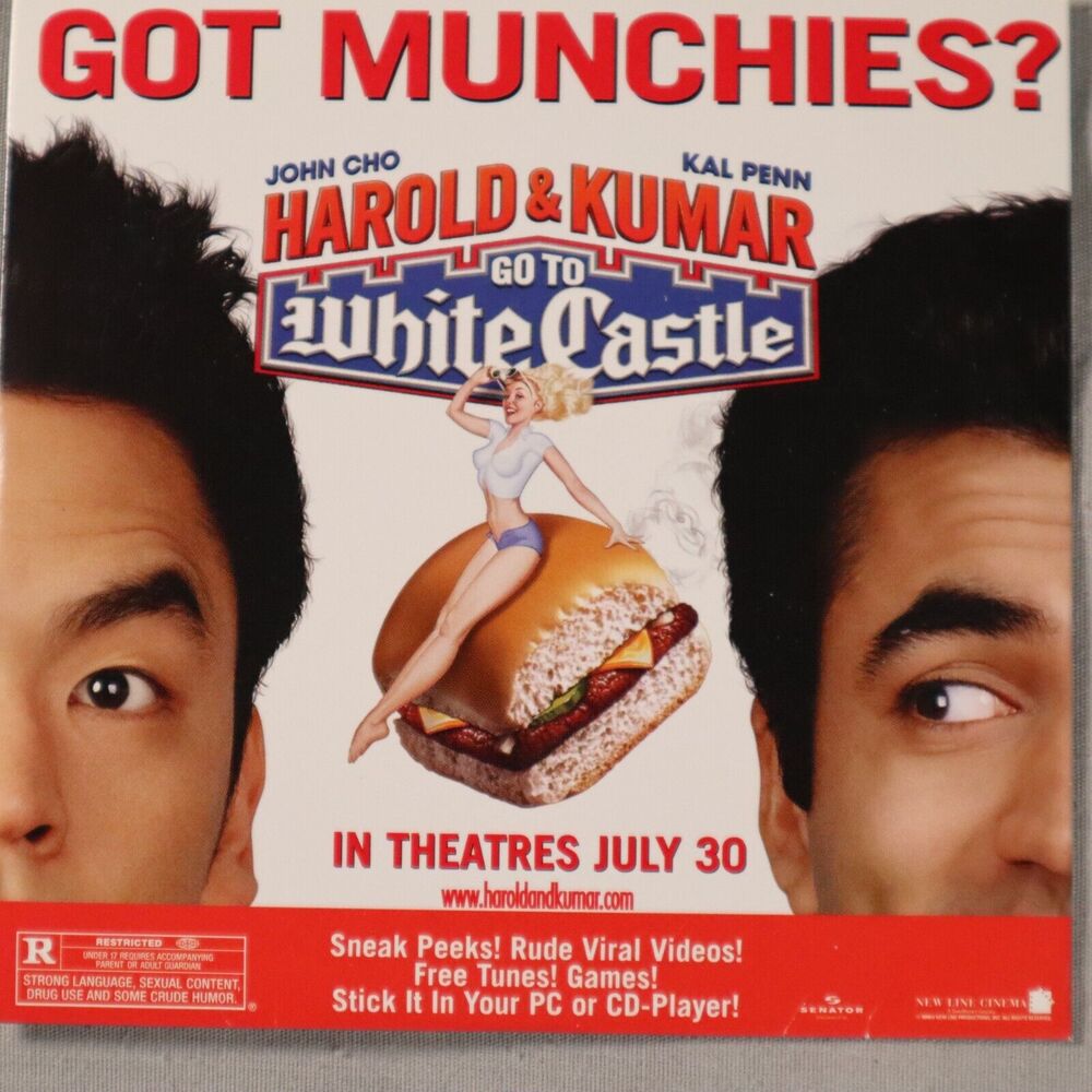 Harold & Kumar Go To White Castle PC CD Eat Me Food for PC Extremely Rare